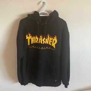 Large Thrasher hoodie skate
